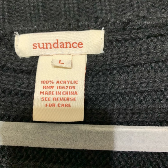 Sundance black open long Cardigan size L - Picture 4 of 12